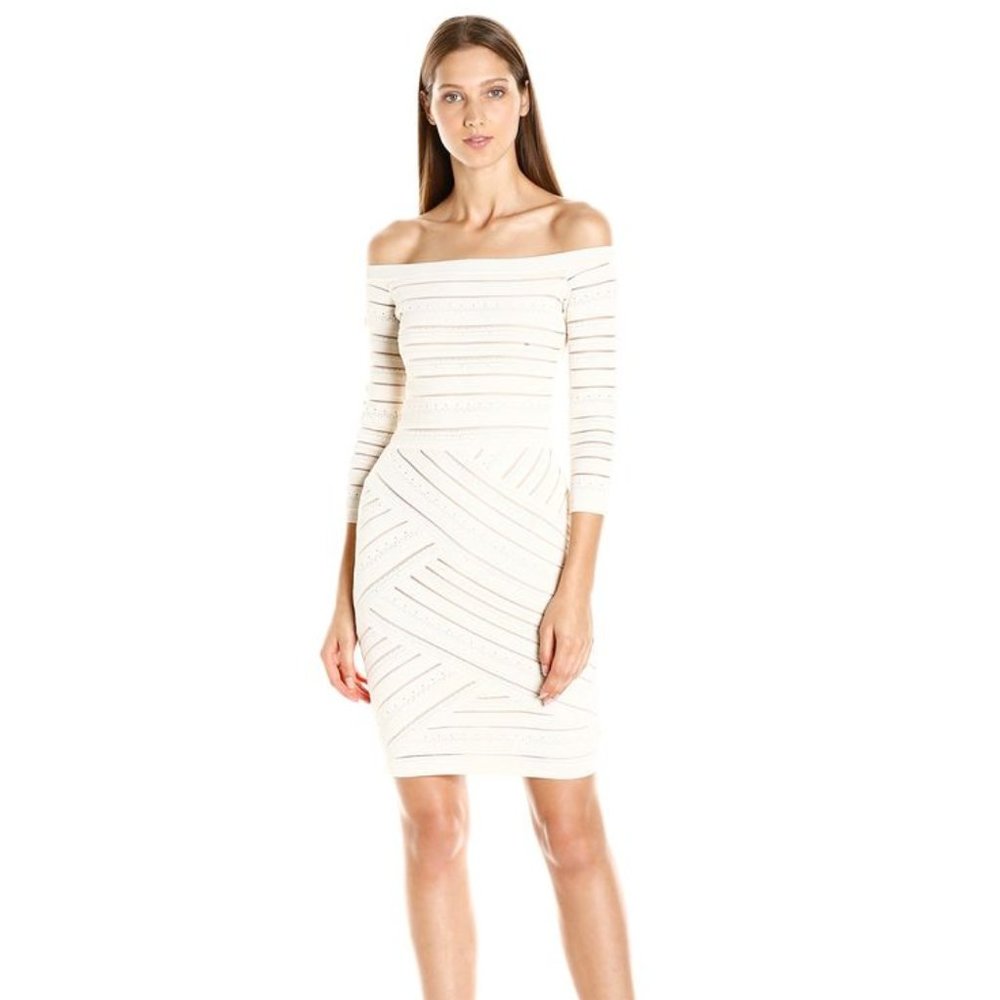 Bailey 44 D'Arcy Sweater Dress in Vanilla